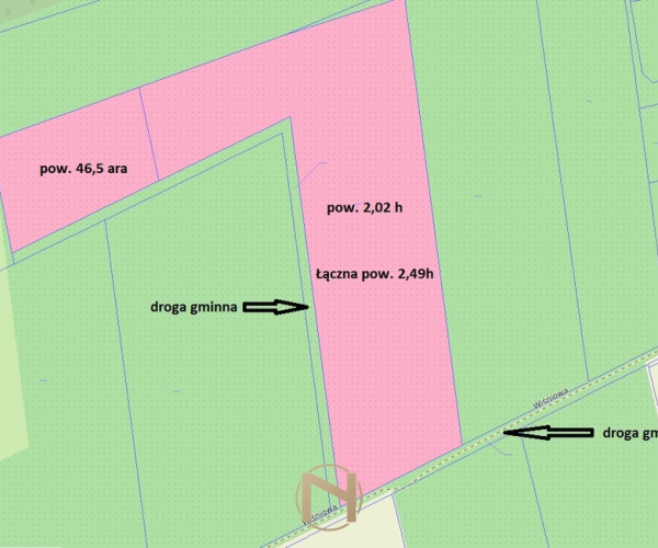 Skwierzyna - 1626000 zł (nr 1279/2562/OGS)