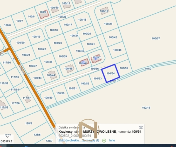 Murzynowo Leśne - 85000 zł (nr 229/2364/OGS)