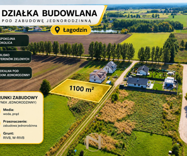 Łagodzin - 115000 zł (nr 427/7162/OGS)