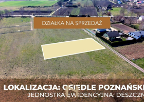 Działka na sprzedaż, Osiedle Poznańskie - 110 000 zł