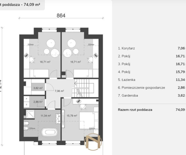 Gorzów Wlkp., Chwalęcice Dolne - 899000 zł (nr 507/8967/ODS)